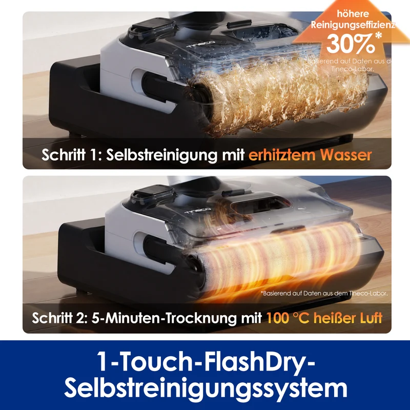 Tineco FLOOR ONE i7 Hotwash Nass- und Trockensauger