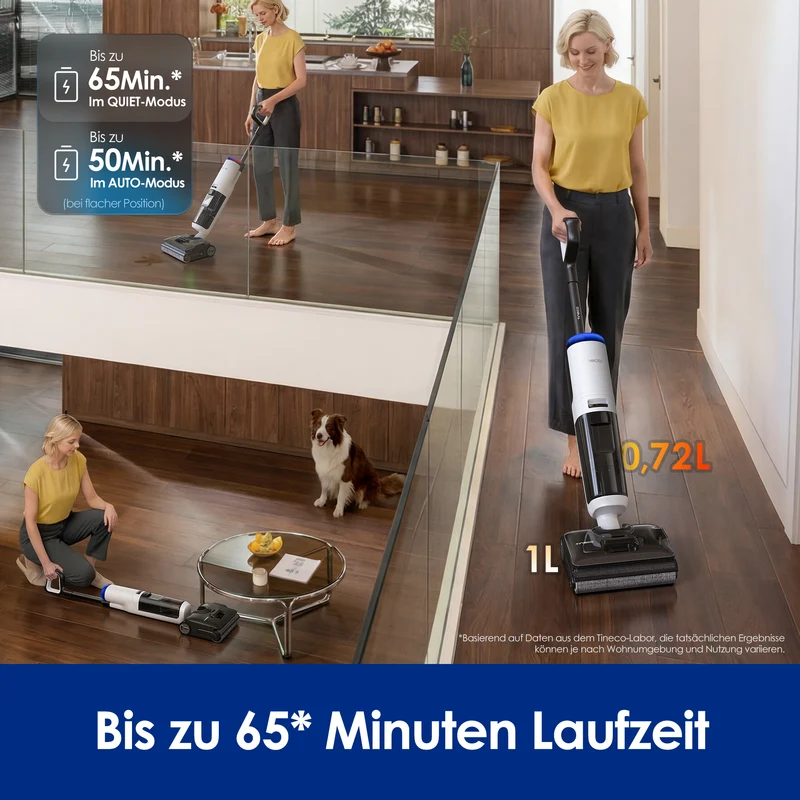 Tineco FLOOR ONE S7 Stretch Turbo Nass- und Trockensauger