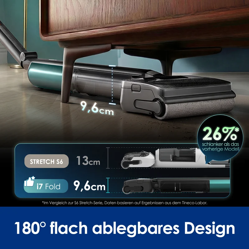 Tineco FLOOR ONE i7 Fold Nass- und Trockensauger