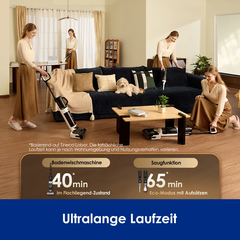 Tineco FLOOR ONE Switch S6 Stretch Breeze intelligenter Nass- und Trockensauger