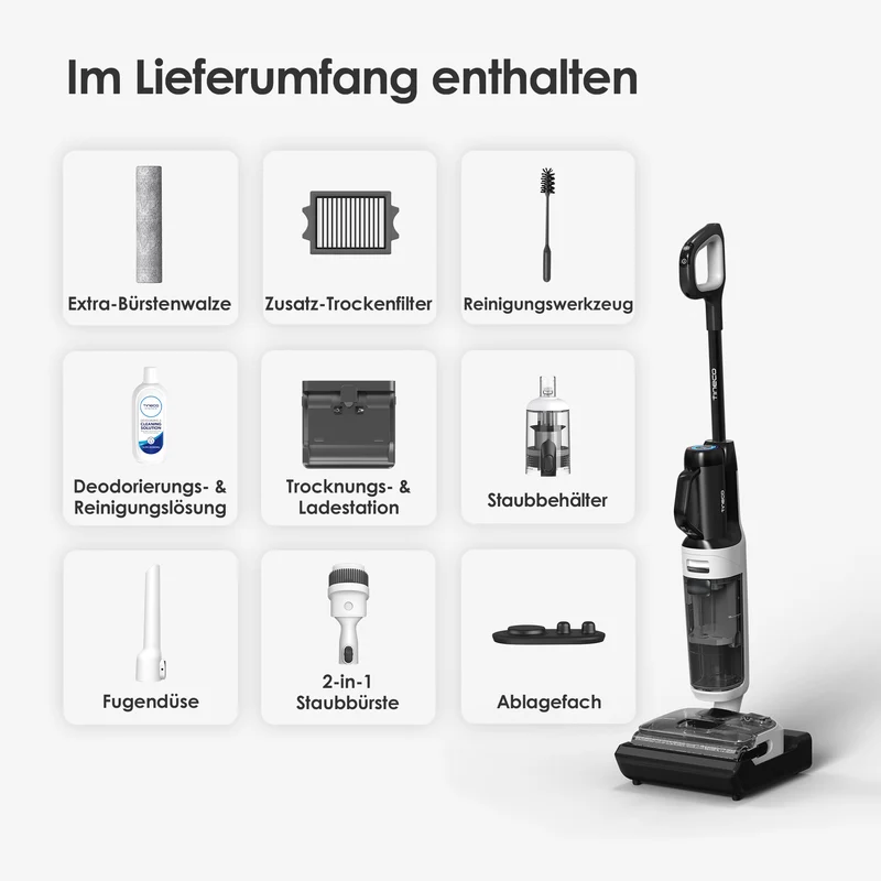 Tineco FLOOR ONE Switch S6 Stretch Breeze intelligenter Nass- und Trockensauger