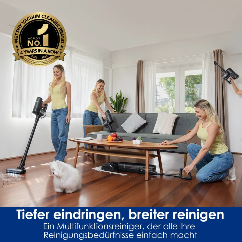 Tineco FLOOR ONE Switch S7 Stretch intelligenter Nass- und Trockensauger