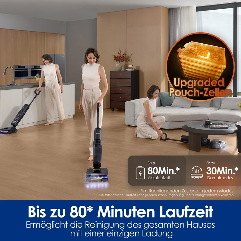 Tineco FLOOR ONE S7 Stretch Steam Nass- und Trockensauger