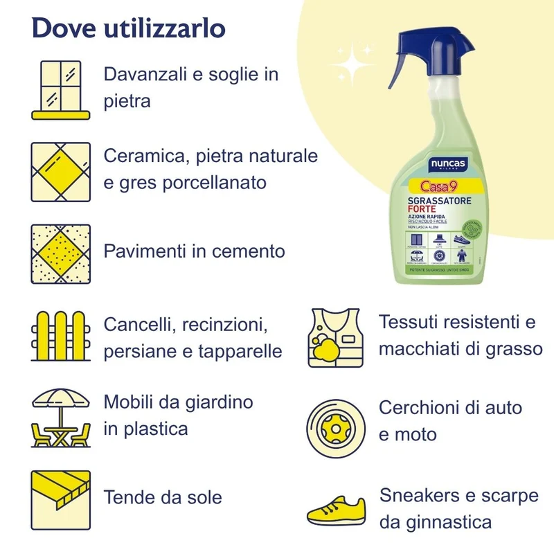 Casa9 Sgrassatore Forte - 500ml