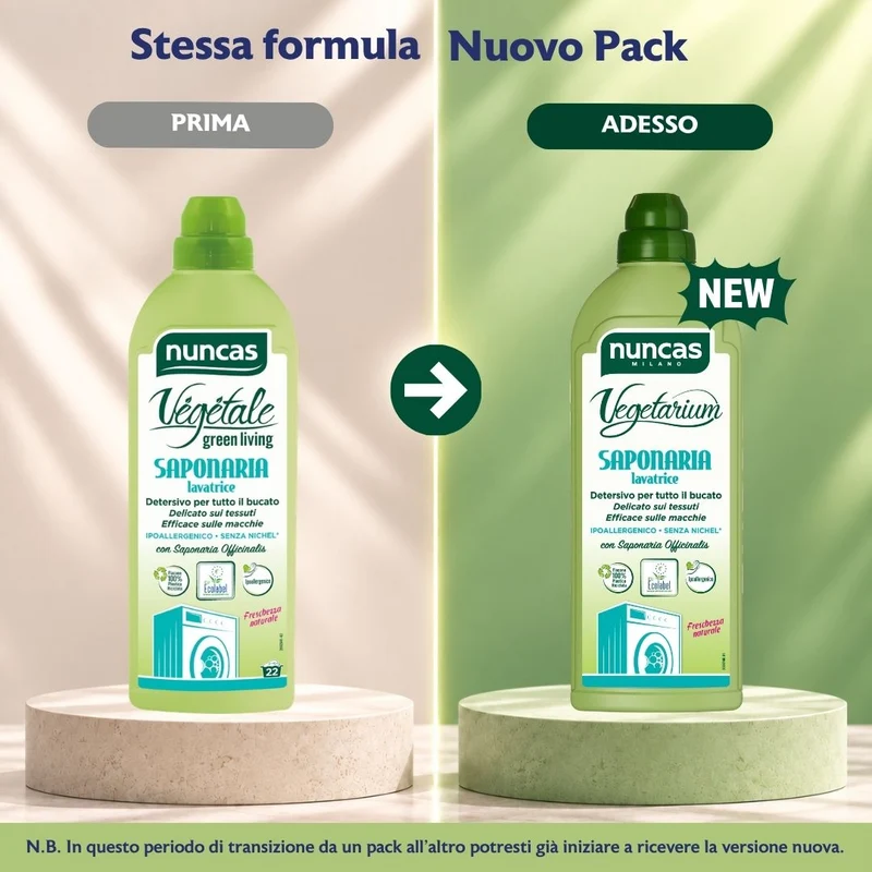Vegetarium Saponaria Detersivo Lavatrice - 1000ml