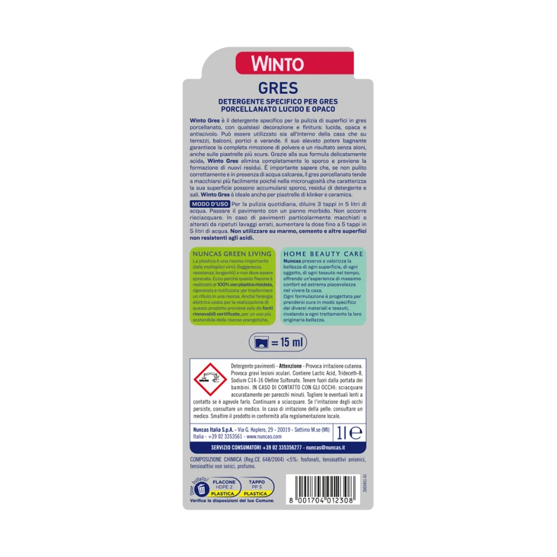 Winto Gres Detergente specifico - 1000 ml