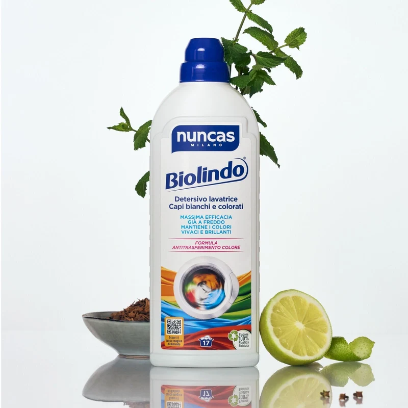 Biolindo Detersivo Lavatrice Capi Bianchi e Colorati - 1000ml