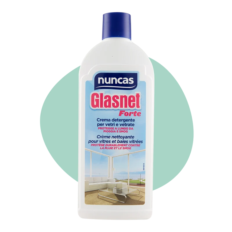 Glasnet Crema Detergente Grandi Vetri e Vetrate Forte - 500ml