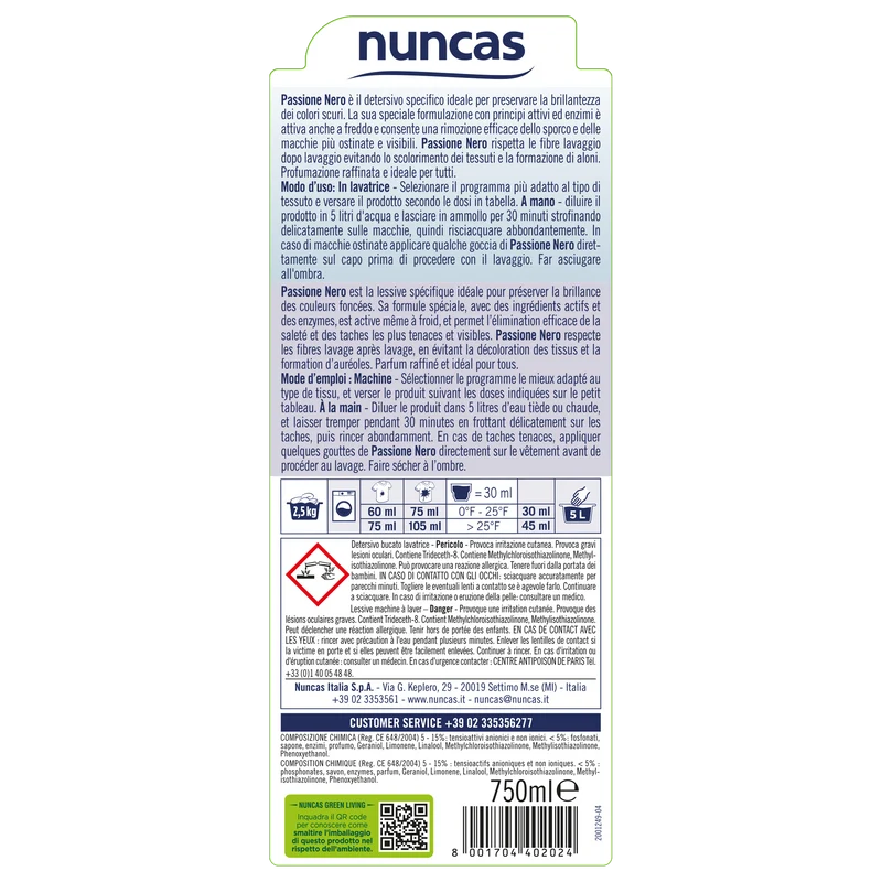 Nuncas Bucato d'Autore - Care Set