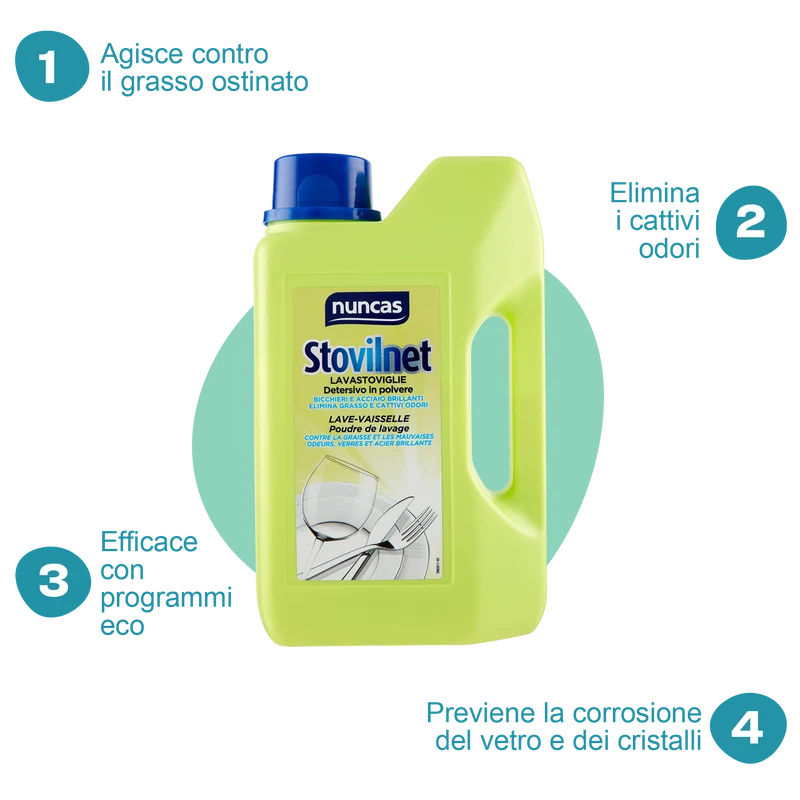 Stovilnet Detersivo in polvere Lavastoviglie - 1200g