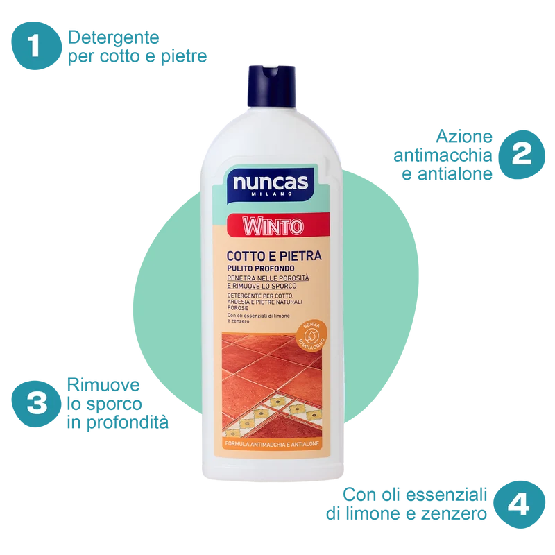 Winto Cotto e Pietra Detergente delicati - 1000 ml