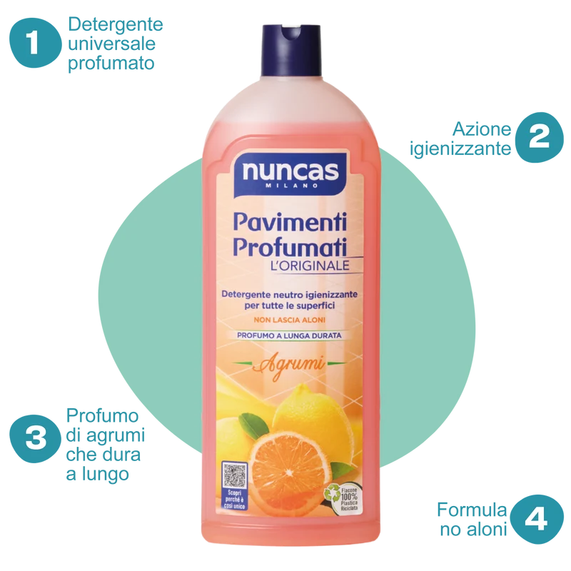 Pavimenti Profumati Detergente Agrumi - 1000ml