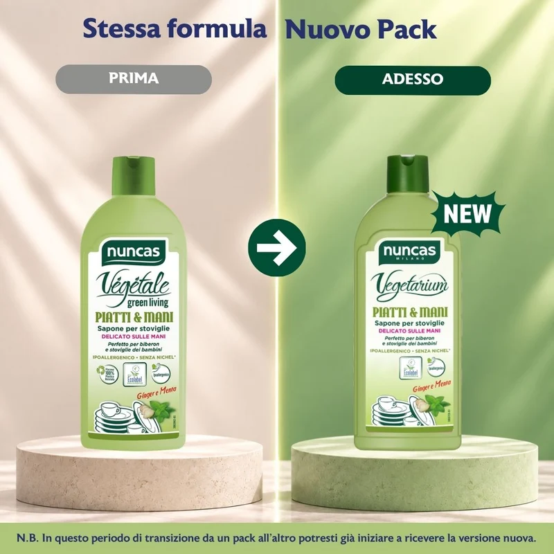 Vegetarium Detergente Piatti e Mani - 500ml - Multipack
