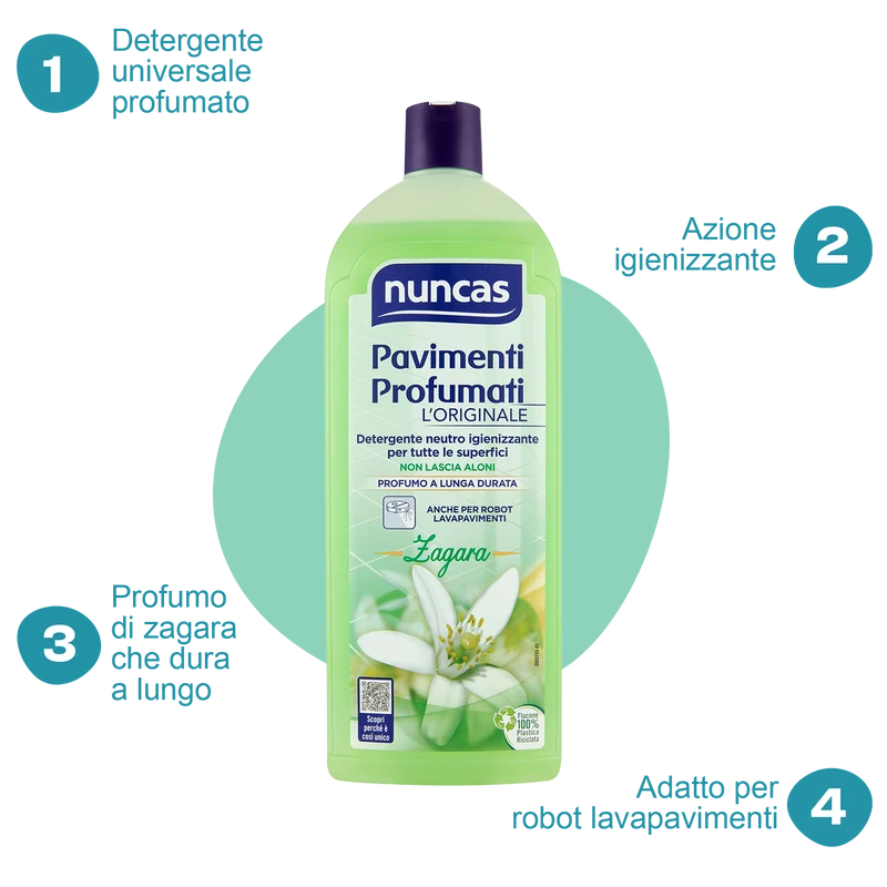 Pavimenti Profumati Detergente Zagara - 1000ml - Multipack