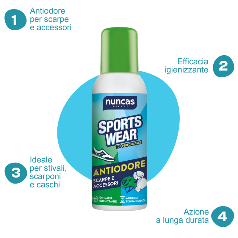 Sportswear Antiodore Scarpe e Accessori - 150ml