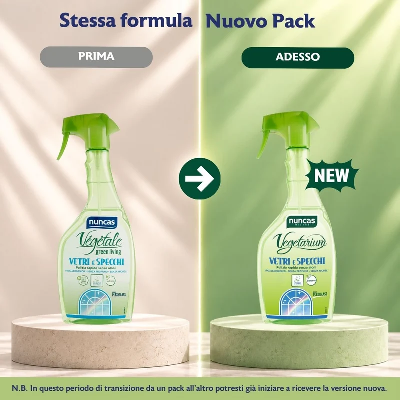 Vegetarium Detergente Specifico Vetri e Specchi - 750ml