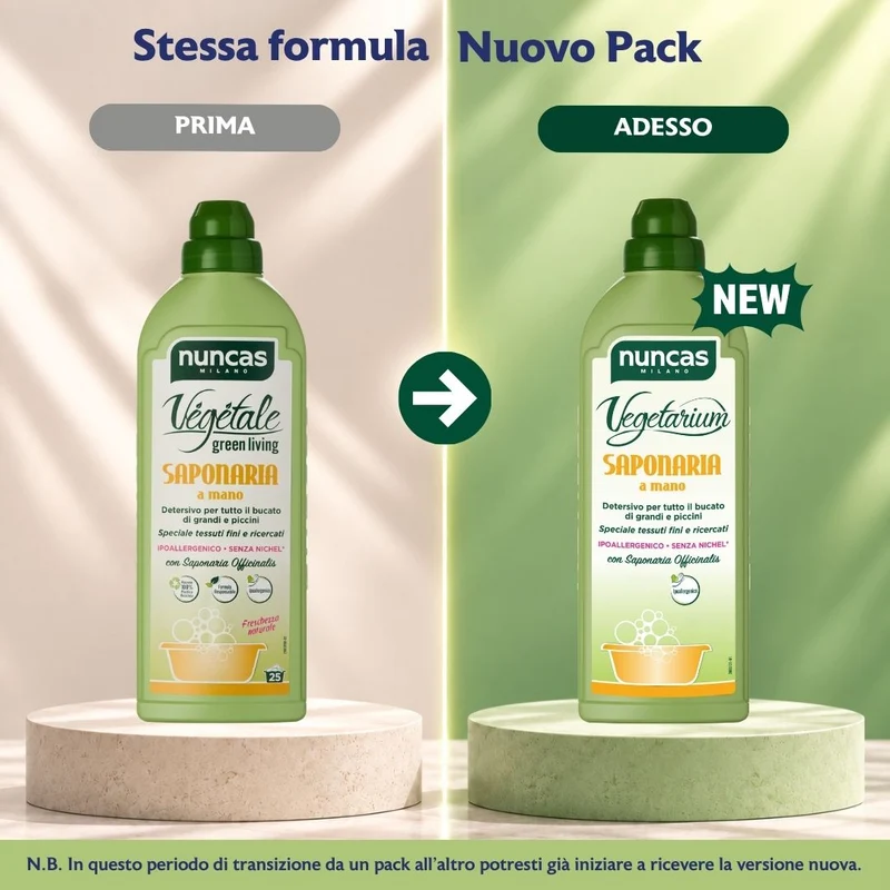 Vegetarium Saponaria Detersivo a Mano Bucato - 750ml