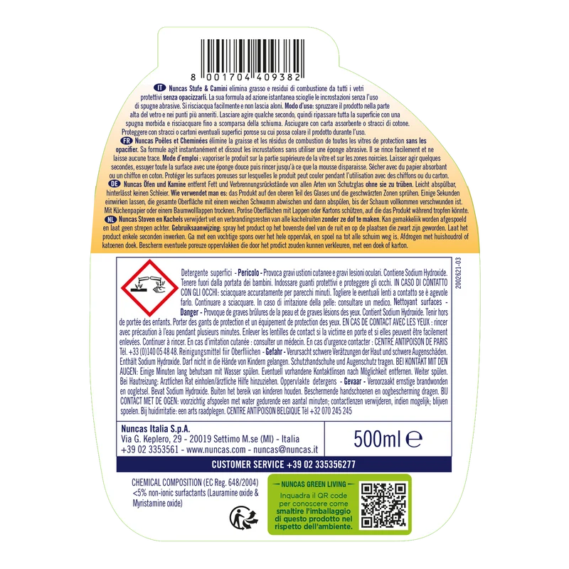 Stufe e Camini Supersgrassante Vetro dei Camini - 500ml