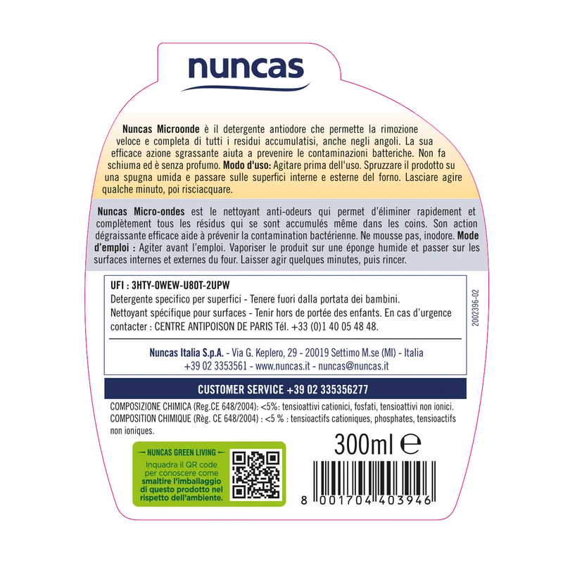 Microonde Detergente Antiodore - 300ml
