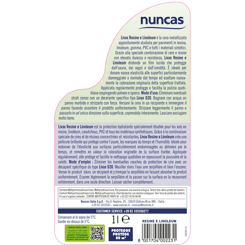 Livax Cera Resine e Linoleum - 1000ml