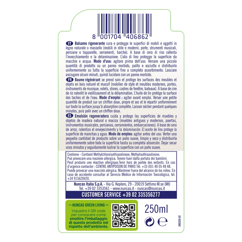 Livax Mobili&Design Balsamo Rigenerante Legno - 250ml