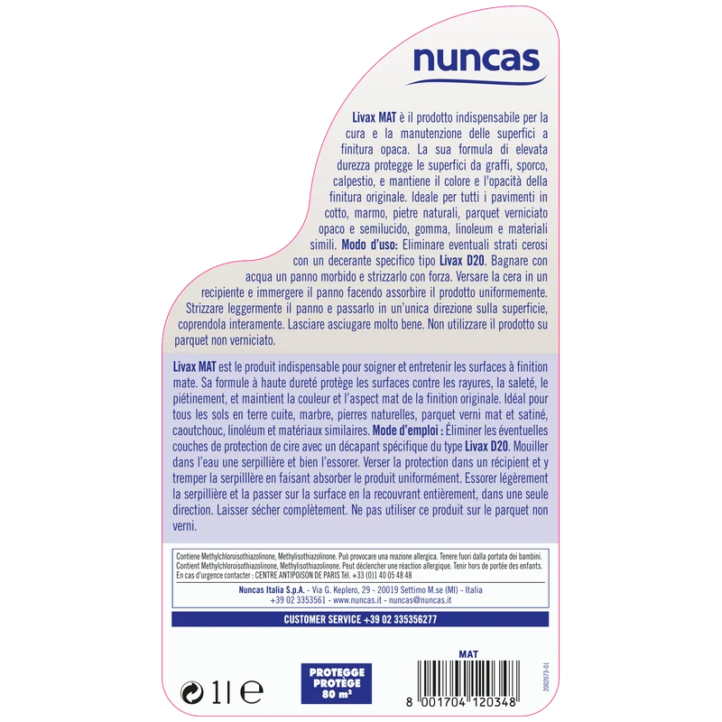 Livax Mat Trattamento Protettivo Opaco 1000ml