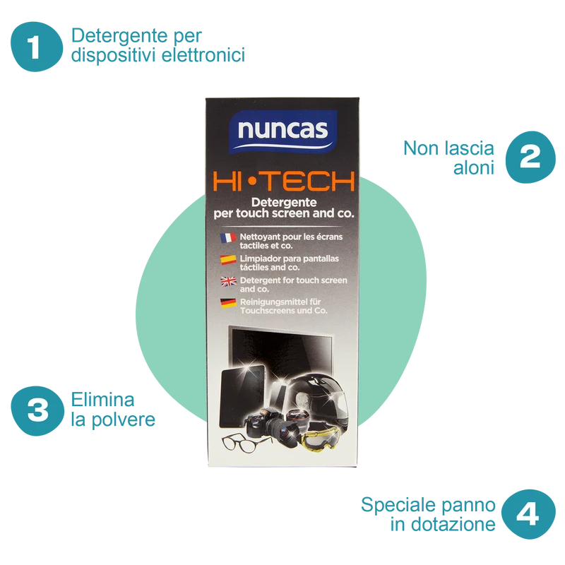 Hi-Tech Detergente Touchscreen - 100ml