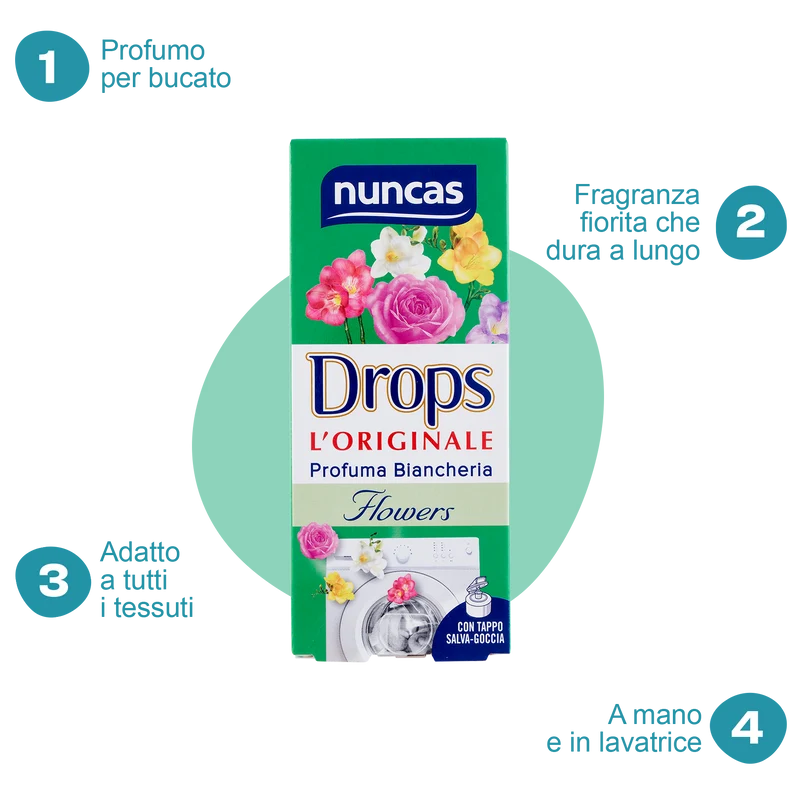 Drops Profuma Biancheria Flowers - 100ml