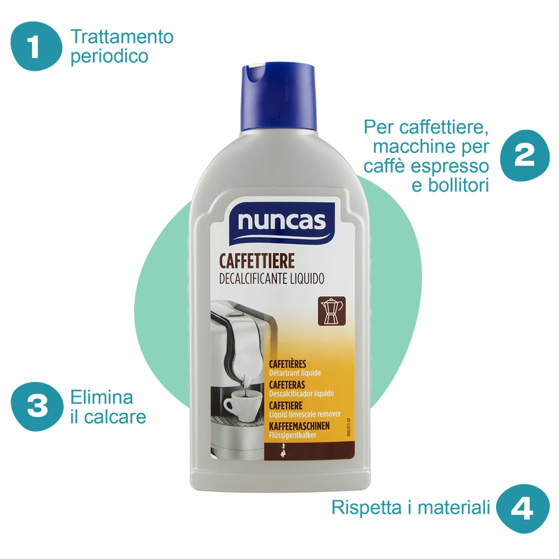 Caffettiere Decalcificante Liquido - 250ml