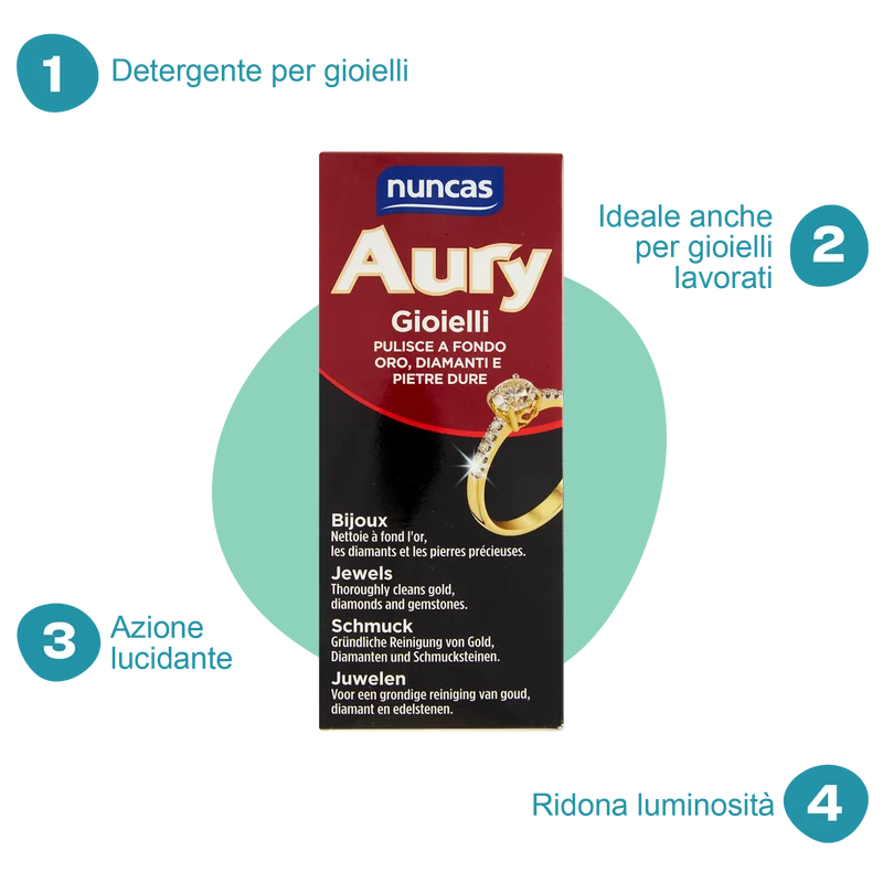 Aury Detergente Gioielli - 250ml