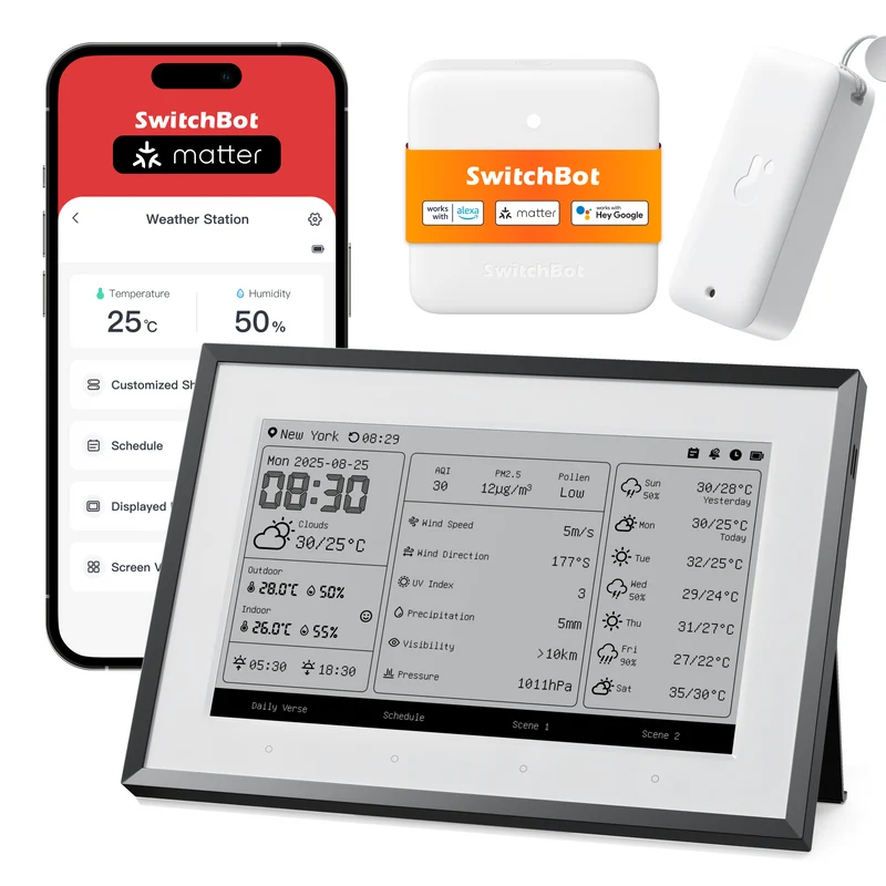 SwitchBot E-Ink Home Dashboard