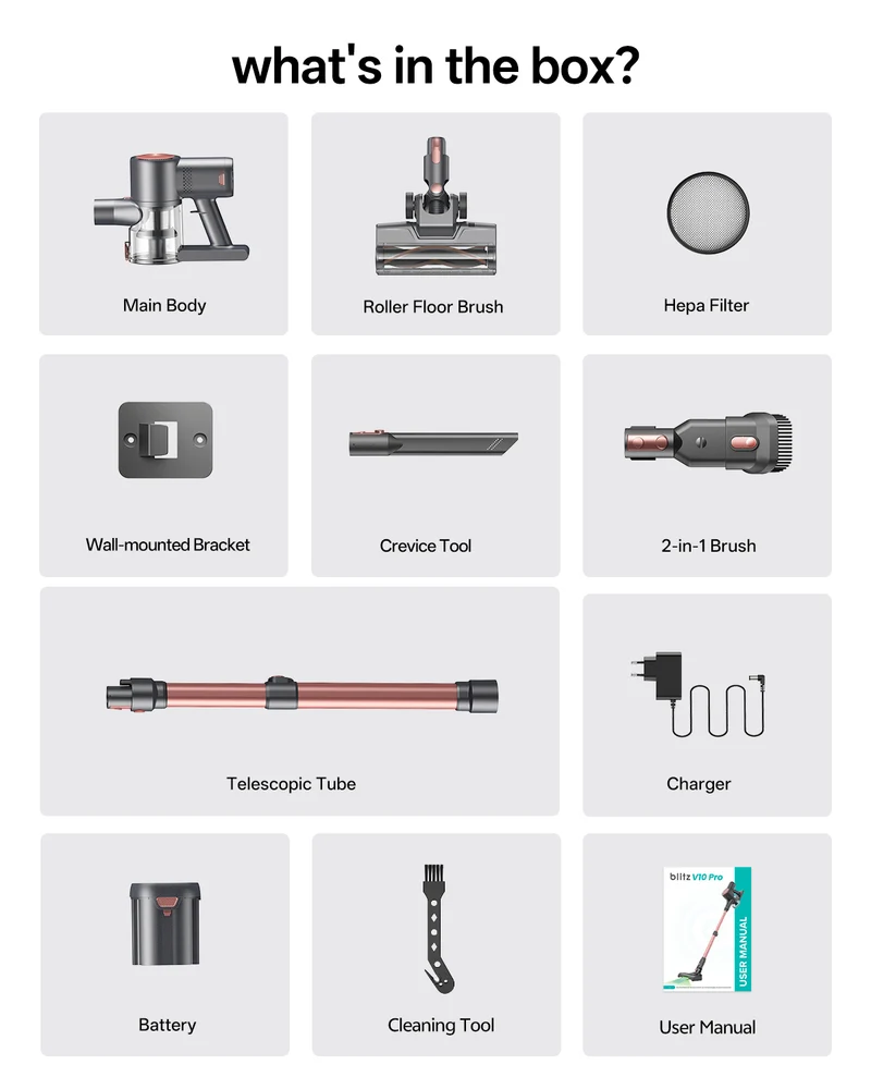 Vactidy & Vexilar | Blitz V10 Pro Cordless Vacuum Cleaner