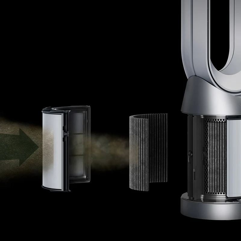 Dyson TP7A Purifier Cool AutoReact 61,5 dB Nichel, Bianco