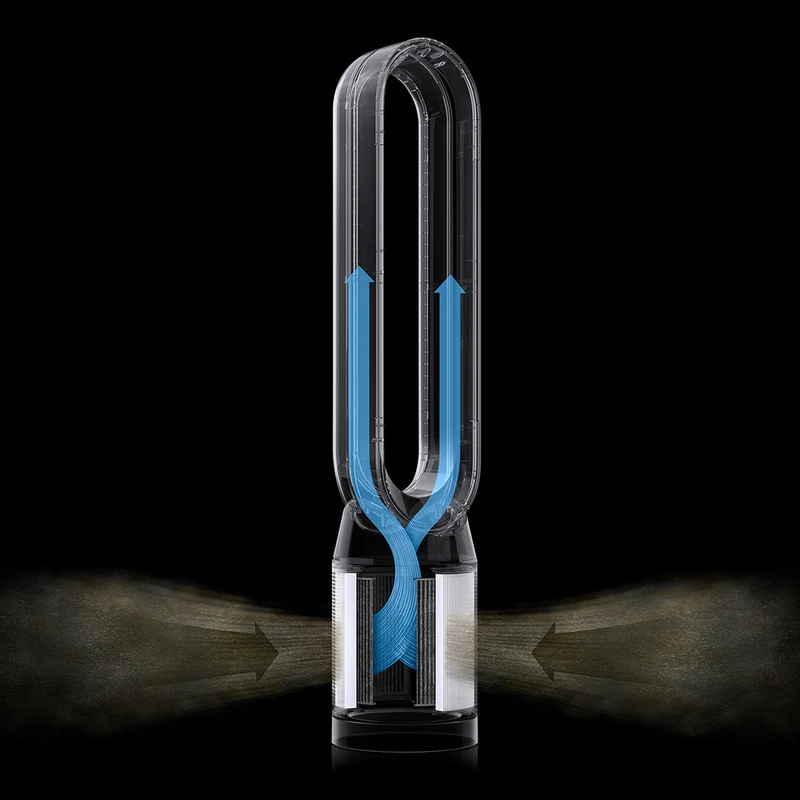 Dyson TP7A Purifier Cool AutoReact 61,5 dB Nichel, Bianco