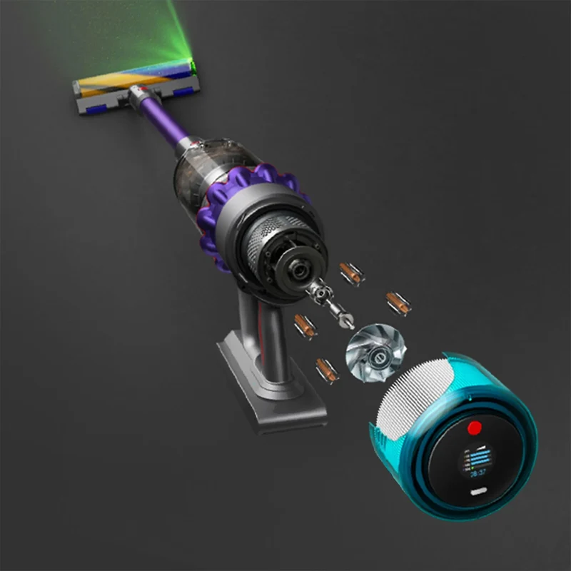 DYSON Gen5 Detect scopa elettrica senza filo, Senza sacco, 752 W