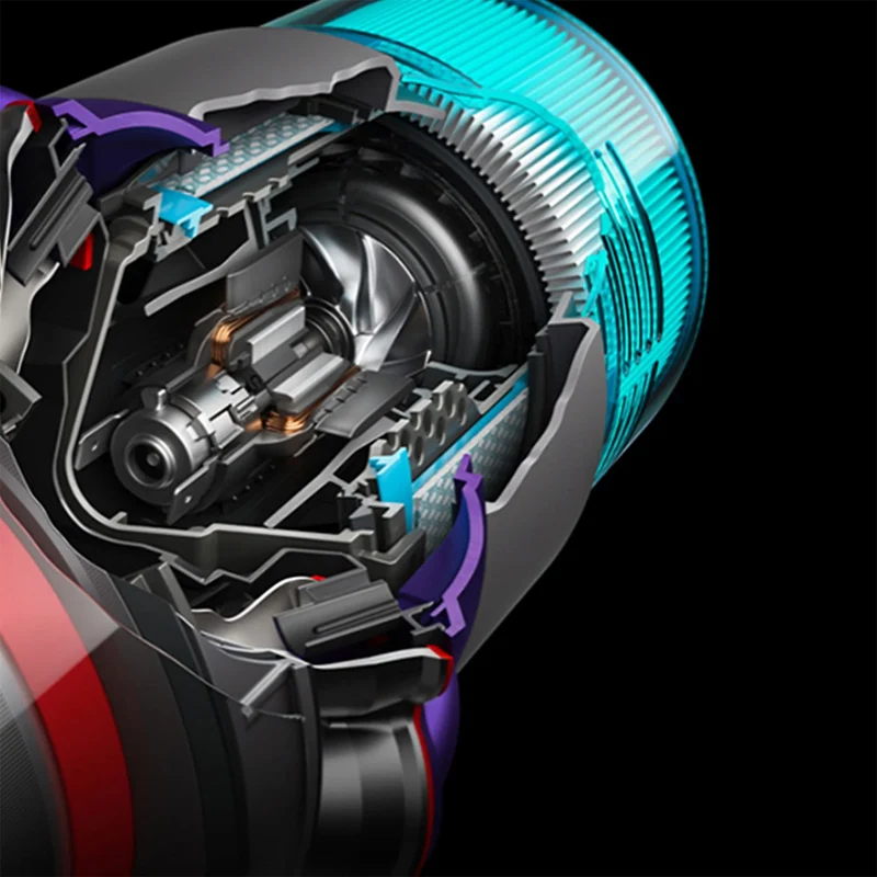 DYSON Gen5 Detect scopa elettrica senza filo, Senza sacco, 752 W
