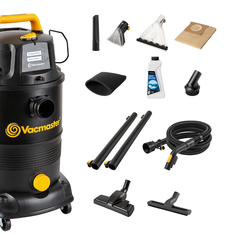 Vacmaster 1300W 30L 3-in-1 | Wet & Dry Vacuum Cleaner and Carpet Shampooer
