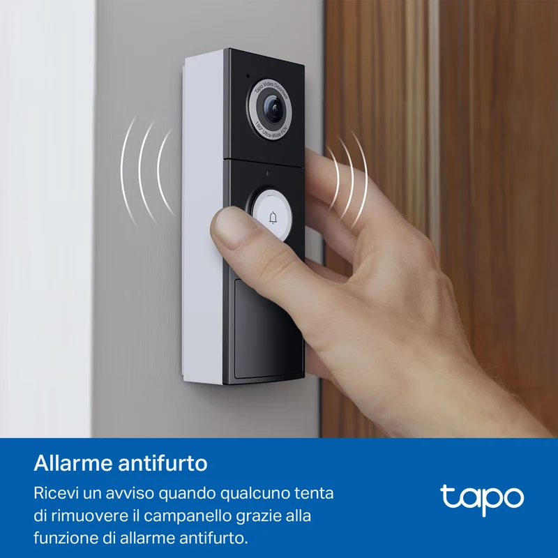 Tapo D235 + H500 HomeBase – Kit Videocitofono Smart con Storage Locale