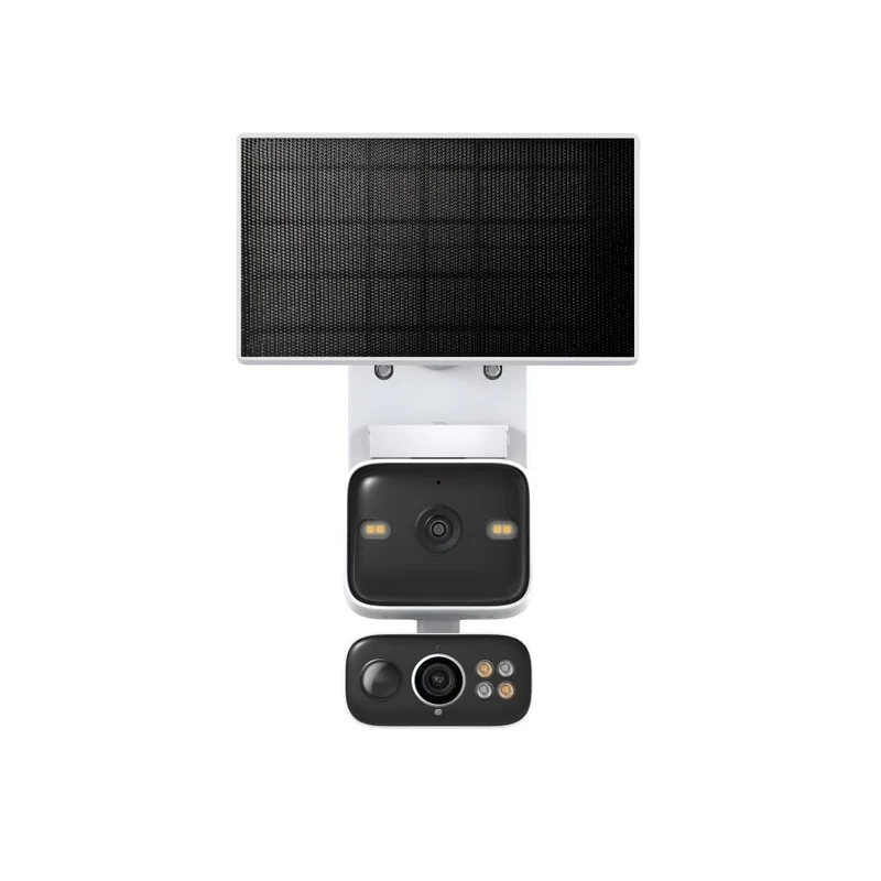 Tapo C645D KIT Telecamera WiFi Esterno 2K Doppio Obiettivo Solare, 360° PTZ