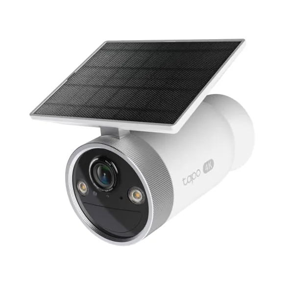 Tapo C465 Telecamera WiFi Esterno 4K 8MP Batteria Solare, Starlight IP65