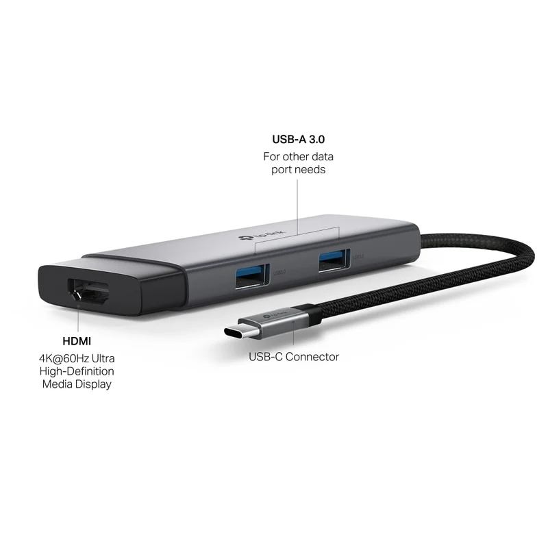 UH5020C Hub USB-C 5 in 1, HDMI 4K@60Hz