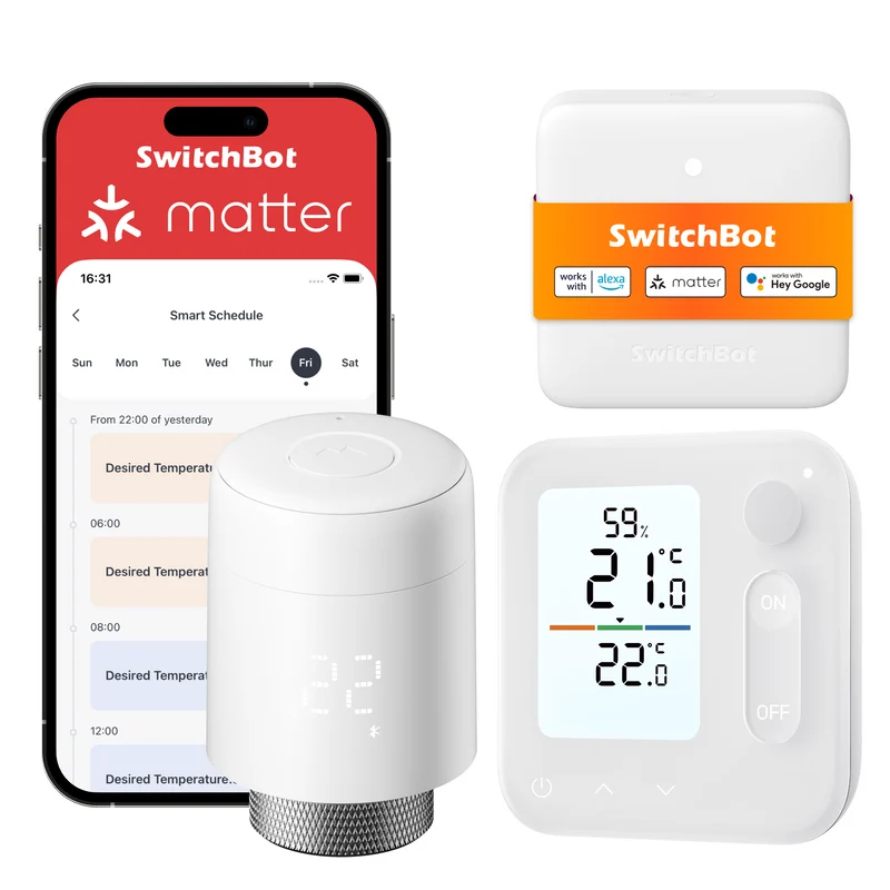SwitchBot Smart Radiator Thermostat Panel Matter Combo