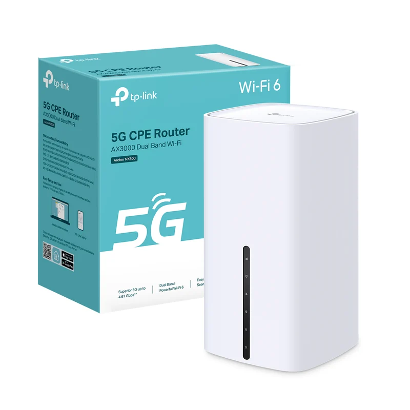 Archer NX505 Router 5G Wi-Fi 6 AX3000Mbps, 3 Porte Gigabit
