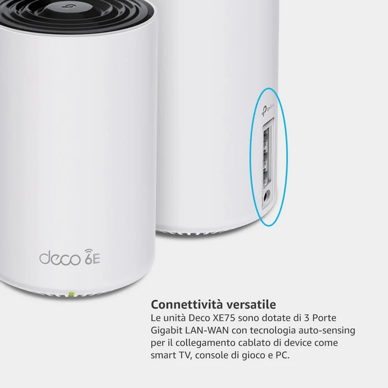 Deco XE75 Sistema Mesh Wi-Fi 6E AXE5400Mbps, 1pz