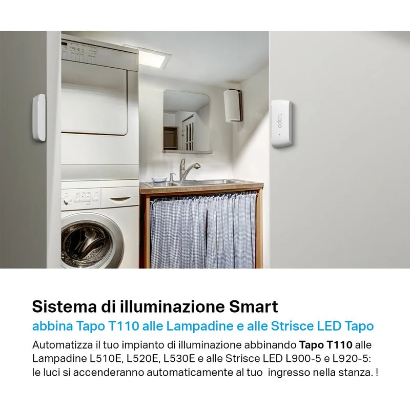 Tapo T110 Sensore di Contatto, ⚠️Tapo Hub Necessario