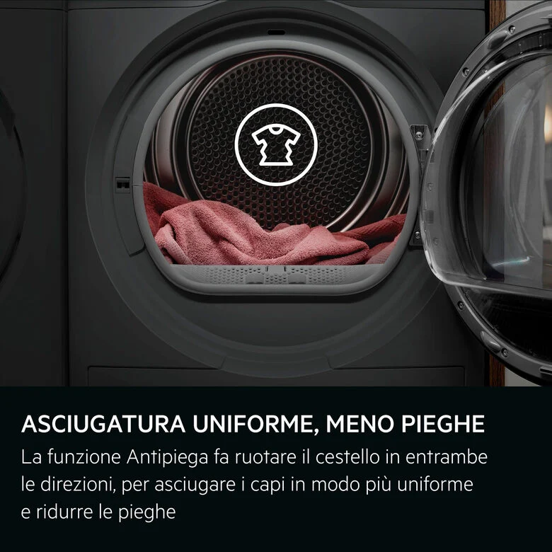 AEG Series 7000 TR7HG18C asciugatrice Libera installazione Caricamento frontale 8 kg Bianco