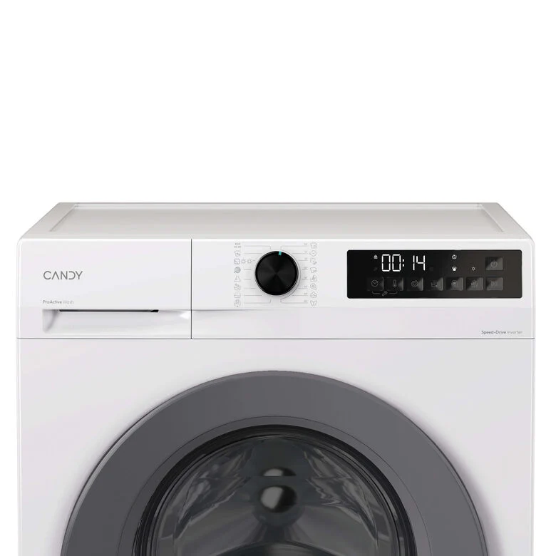 Candy ProWash 300, Lavasciuga Slim 8+5 KG, 10% più efficente della classe A, 1400 giri, Bianco, Inverter, Fresh Vapor, GWD 485SG6-S