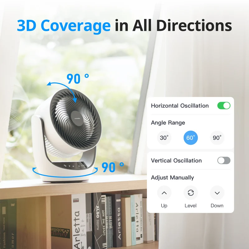 SwitchBot Battery Circulator Fan