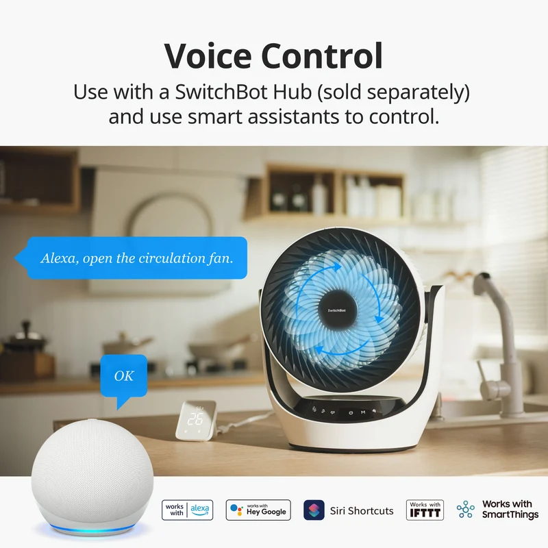 SwitchBot Battery Circulator Fan