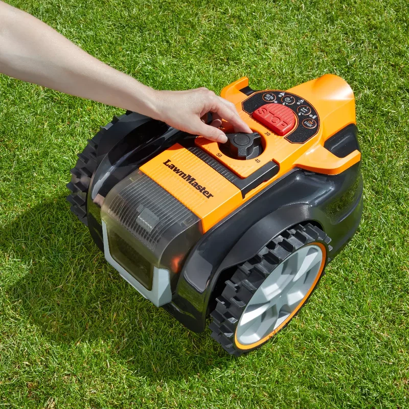 LawnMaster OcuMow® DM16-200 Plus | MX 24V Drop and Mow Robotic Lawnmower-With Battery